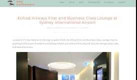 
							         Etihad Airways First and Business Class Lounge at Sydney ...								  
							    