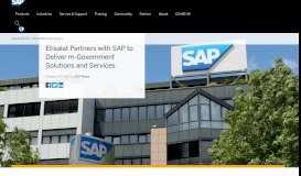 
							         Etisalat Partners with SAP to Deliver m-Government Solutions and ...								  
							    