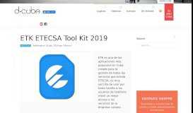 
							         ETK ETECSA Tool Kit 2019. Descargar Última Versión | D-CUBA								  
							    