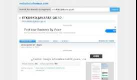 
							         etkdbkd.jakarta.go.id at WI. eKinerja DKI V2 | Login								  
							    