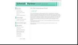 
							         ETL PISA Unternehmer-Portal - Schmidt & Partner ...								  
							    