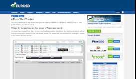 
							         eToro Webtrader – a Step by Step Guide to the e Toro Web ...								  
							    
