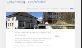 
							         eTraining Portal - Fürstentum Liechtenstein								  
							    