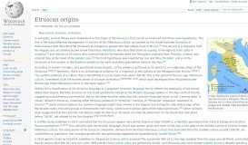 
							         Etruscan origins - Wikipedia								  
							    