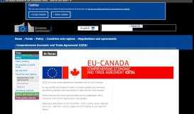 
							         EU-Canada Comprehensive Economic and Trade Agreement (CETA ...								  
							    