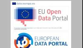 
							         EU Open Data Portal - europa.eu								  
							    