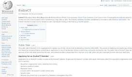 
							         EudraCT - Wikipedia								  
							    