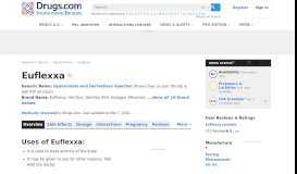 
							         Euflexxa: Indications, Side Effects, Warnings - Drugs.com								  
							    