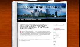 
							         Eugene Burger Management Corporation (EBMC) Since 1969 ...								  
							    