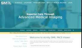 
							         eUNITY SMIL PACS viewer - Scottsdale Medical Imaging								  
							    