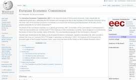 
							         Eurasian Economic Commission - Wikipedia								  
							    