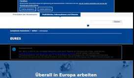 
							         EURES - das europäische Portal zur beruflichen Mobilität ... - EURES								  
							    