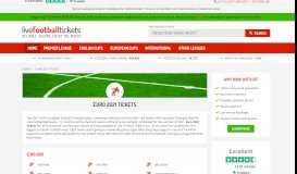 
							         Euro 2020 Tickets - Buy your football tickets securely online								  
							    