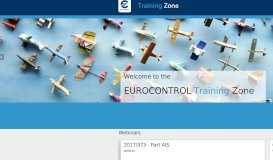 
							         EUROCONTROL Training Zone - Home								  
							    