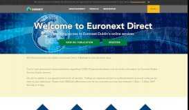 
							         Euronext Direct | online services - Euronext Direct								  
							    