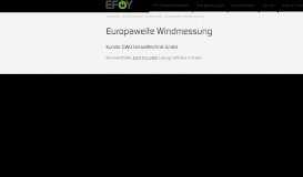 
							         Europaweite Windmessung - EFOY Pro								  
							    