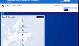 
							         European Data Portal: Home page								  
							    