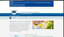 
							         European Innovation Partnership on Active and Healthy Ageing								  
							    