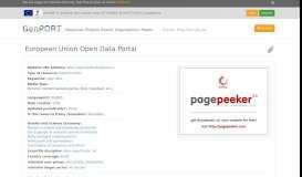 
							         European Union Open Data Portal | GenPORT								  
							    
