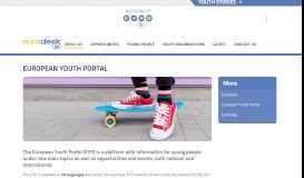 
							         European Youth Portal | Eurodesk - Eurodesk UK								  
							    
