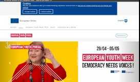 
							         European Youth Portal - Europa EU								  
							    
