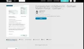 
							         Europäischer Unfallbericht - Gothaer Makler-Portal - Gothaer ...								  
							    