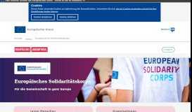 
							         Europäisches Solidaritätskorps | European Youth Portal								  
							    