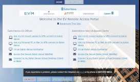 
							         EV Remote Access Portal								  
							    