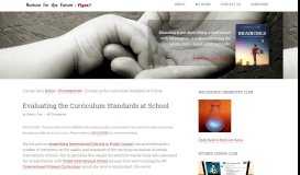 
							         Evaluating the Curriculum Standards at School » Figur8 - Nurture for ...								  
							    