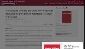 
							         Evaluation of Methods and Costs Associated with Recruiting Healthy ...								  
							    