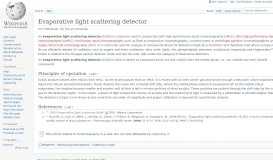 
							         Evaporative light scattering detector - Wikipedia								  
							    