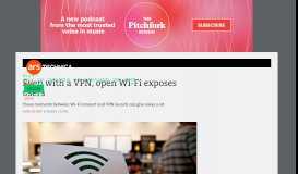 
							         Even with a VPN, open Wi-Fi exposes users | Ars Technica								  
							    