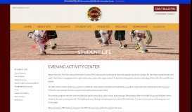 
							         Evening Activity Center | Santa Fe Indian School								  
							    