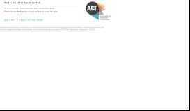 
							         Event booking - ACF web portal								  
							    