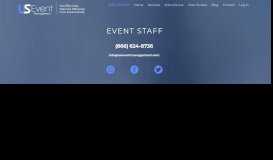 
							         Event Staff - US Event Management								  
							    