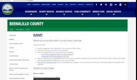 
							         Events - Bernalillo County Sheriff's Department								  
							    