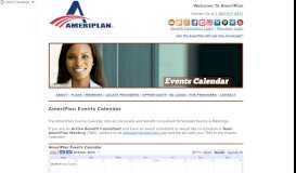 
							         Events Calendar - AmeriPlan® USA								  
							    