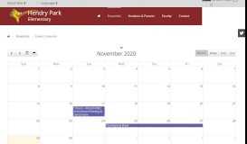 
							         Events Calendar - Hendry Park Elementary - MSD of Steuben County								  
							    