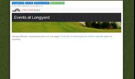 
							         Events Calendar - Longyard Golf -								  
							    