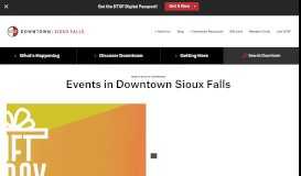 
							         Events - Downtown Sioux Falls								  
							    