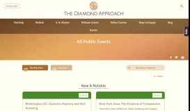 
							         Events List | Ridhwan - Diamond Approach								  
							    
