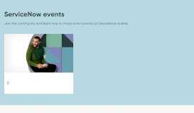 
							         Events | ServiceNow								  
							    