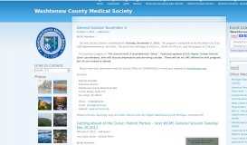 
							         Events | Washtenaw County Medical Society								  
							    