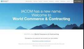 
							         Events, Webinars & Conferences - IACCM								  
							    