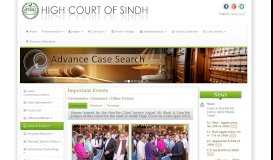 
							         Events - Welcome to High Court of Sindh								  
							    