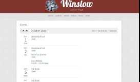 
							         Events | Winslow Junior High								  
							    