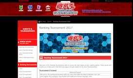 
							         Events | Yu-Gi-Oh! OCG Duel Monsters Card Game Asia - Yugioh cards								  
							    