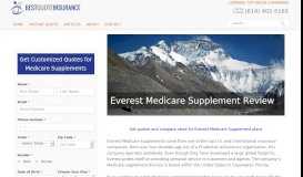 
							         Everest Medicare Supplement Review | Best Quote Insurance Best ...								  
							    