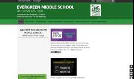 
							         Evergreen Middle School: Home								  
							    
