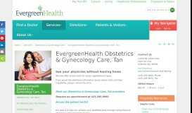 
							         EvergreenHealth Obstetrics & Gynecology Care, Tan								  
							    